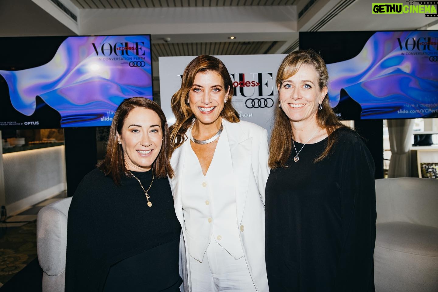 Kate Walsh Instagram - Thanks so much to the amazing women (& you gentlemen too π) for coming to breakfast with me and gorgeous @edwinamccann & @vogueaustralia for the #VogueCodes Breakfast chat alongside @kit_b_001 & everyone at @audicentreperth & @audiaustrailia πͺπΌπΈπ @jodyfiannaca_hairstylist β‘οΈ @hendrawmakeup π