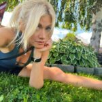 Katherine McNamara Instagram – Just here sittin on my grass… You? 🌱