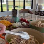 Ree Drummond Instagram - Chicken spaghetti for lunch, chicken spaghetti for Bryce (Ladd delivered), Vanderpump Rules on TV, Fred on the porch. Some of the sounds in this video may disturb you, and I don’t mean the Kristen/James Mexico rumors (which I never believed!) Just the natural plopping and glopping and squishing that comes from making basically the best casserole in the universe! 😊 (It really is!) Try it sometime, and don’t leave out the cream of mushroom, man. It’s part of the magic! (Not to be confused with magic mushrooms.)