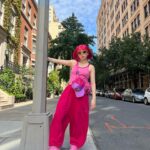 Riisa Naka Instagram - pink🩷pink🩷NewYork🗽🩷