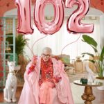 Iris Apfel Instagram - 102 TODAY… who would’ve thought!! 
🎈🌈🍰🥳🎂🎁🎊1️⃣0️⃣2️⃣🎊🎁🎂🥳🍰🌈🎈