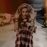 Paris Jackson Instagram – in the rain with @incubusofficial & @badflowermusic by @thesadpunk_