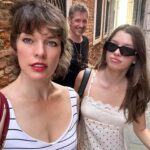 Milla Jovovich Instagram - I’m so excited to have been invited to attend the @amfar event and help raise money for this cherished cause in Venice, Italy! It’s been a healthy decade I haven’t been to Venice and it’s such a dream coming back here. Riding from the airport in a water taxi, watching the delicate, medieval city, opening up before me in such a calming and soothing way after a long and sleepless flight. The feel of the boat rocking underneath me is already getting me prepared for delights to come. We float on the water and get dropped at our hotel, which is a thousand year old monastery that was actually abandoned for over one hundred years before it got renovated into a hotel.  A bit on the spooky side, but I’m totally in to see some ghosts, hands down!  The light is so gorgeous everywhere that even with no sleep on the flight (I started playing Baldur’s Gate 3🤯 and I wasn’t about to have something as pesky as sleep stop me from jumping down that rabbit hole😂 ) I just put on minimal make up, tinted sunscreen, mascara, spf lipstick, I feel red carpet ready! This light ignores signs of jet lag and literally gives you a wink and secretly hands you 5 years back without even asking for a thank you. We’re only here for a few days, @everanderson is here working with the wonderful team @miumiu, doing her thing  and we brought our little Dash with us so we could make her feel grown up and special. It’s hard to give all three of my girls proper mama time when our 3 year old , Osian, is around. She’s just a mighty force of nature that demands absolute and undivided attention and the more you give, you know it’s only enough when your essence has completely disappeared into her own. She’s a smart kid😂. Goes without saying that we’re having a blast! I’ll go through more photos and do a nice dump when I get home! Thank you @amfar again for believing in me and having me here to support you for so many amazing years and thank you @miumiu for always taking care of my incredible young woman, my heart, Ever. ❤️🧨💥✨✨✨