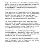 Leah Remini Instagram - My statement on the sentencing of Scientologist Danny Masterson to 30 years to life in prison.