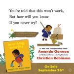Amanda Gorman Instagram - I am so excited to share my new book, SOMETHING, SOMEDAY with readers. The problems we face in our world can feel insurmountable, but we all have the power to make a difference and have a positive impact. I hope that SOMETHING, SOMEDAY inspires kids and families to find beauty and create change in the world around them 🌱

Coming 9/26, preorder now at: amandagormanbooks.com