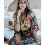 Amina Khalil Instagram - The fierce and fabulous @aminakhalilofficial in our Jungle Shirt and Pond Pants. 

Get her look now; visit weareazal.com 
#Azal #WeAreAzal #AzalFashion #FromBeginingToEternity
📷| @a_zaatar