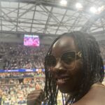 Danai Gurira Instagram - Team Coco!!! Yesterday was a GOOD day!!! #USOpen