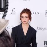Anna Cathcart Instagram – honoured to have been in a room full of such talented, inspiring, and intimidatingly well dressed people.  thank you for having me @dailyfrontrow for the annual fashion media awards xx