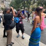 Jeannie Mai Instagram - @patbo knows how to get me outsiide🌪️

📸: @polymathicwallace #NYFW