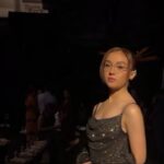 Anna Cathcart Instagram – trying to make the whole place shimmer w/ @altuzarra 💫 thank u for a dazzling show <3