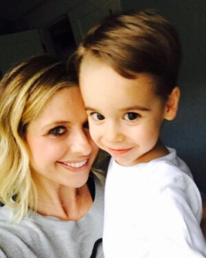 Sarah Michelle Gellar Instagram - Rocky… from the moment you came racing into our life (we may still hold the record for fastest delivery at St John’s) you have made everything better and funnier. Your laugh is infectious, your jokes are the best and your spirit is … EVERYTHING. You make every day brighter. Happy Birthday Rocky. Yes Siiiiiiiiirrrrrrr
