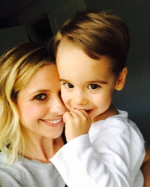 Sarah Michelle Gellar Instagram - Rocky… from the moment you came racing into our life (we may still hold the record for fastest delivery at St John’s) you have made everything better and funnier. Your laugh is infectious, your jokes are the best and your spirit is … EVERYTHING. You make every day brighter. Happy Birthday Rocky. Yes Siiiiiiiiirrrrrrr
