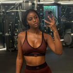Justine Skye Instagram - lookin good, feelin betta @alo 🧘🏾‍♀️🏋🏾‍♀️👋🏾