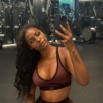 Justine Skye Instagram - lookin good, feelin betta @alo 🧘🏾‍♀️🏋🏾‍♀️👋🏾