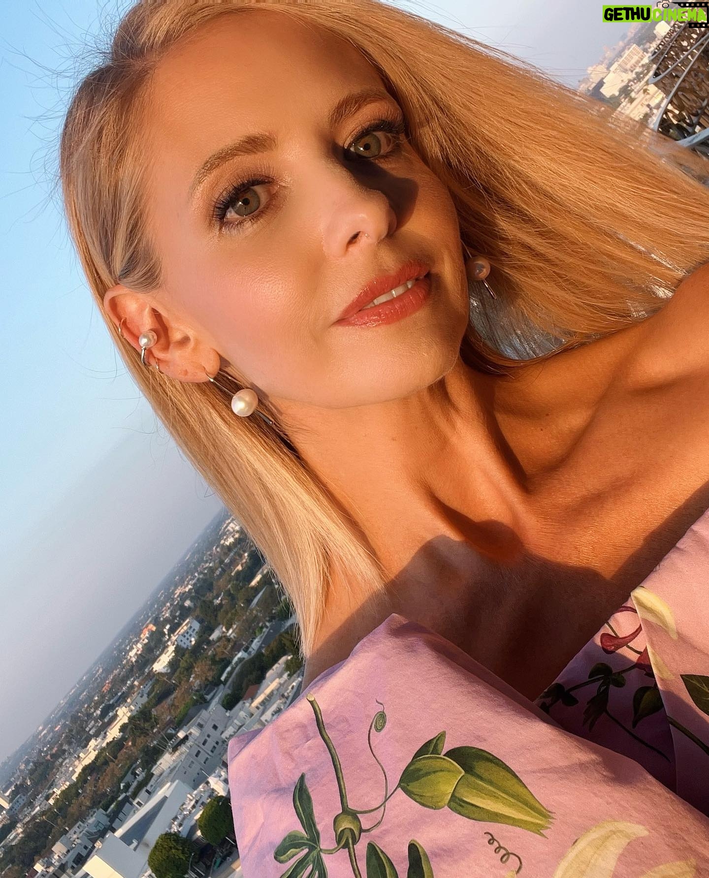 Sarah Michelle Gellar Instagram - Getting ready to accept my #judgeharrypregerson award from @salarmysocal Its been awhile since I’ve gotten to play dress up, and doing for it for such a special cause made it that much more amazing. (Not to mention having my daughter and my bestie @alison.greenberg fly cross country to be at my side.) Event pics coming!!