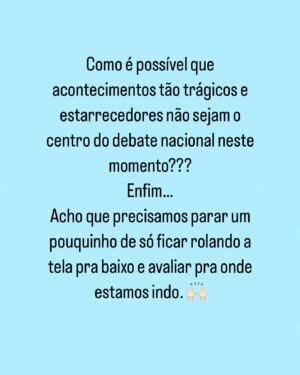 Monica Iozzi Instagram - E vocês? O que acham? - (correção “ex-PRESIDENTE)