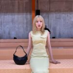 Mei Nagano Instagram – ・
Day 2💛💛💛
@prada 
#PradaSS24
#milanfashionweek
