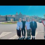 Karla Estrada Instagram - Travel the world my children and be storytellers.🩵 make your dreams for adventure a reality! In some places we will be complete yey! 😍
I love you guys! 

#madrid
#siblingsgoals 
#momsjoy
