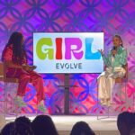 Priah Ferguson Instagram - When I was asked to speak to teens at Girl Evolve for WE23, I was sort of shocked. You really never know which rooms your name is in. For a brief moment, I wondered if I was "qualified" to speak in this setting. I quickly dismissed that thought, it was meant to confuse me of my worthiness. A small, negative thought to block a much bigger purpose: to inspire others and provide a few faith tools that have brought me joy, success, taught accountability, and help navigate some difficult days. Thank you @sarahjakesroberts and your beautiful daughter, McKenzie for embracing me. Thank you to the entire team @womanevolve for this experience fr. And special shout out to my nana for attending by my side, always covering me in prayer. I love you!❤️
