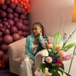 Priah Ferguson Instagram - When I was asked to speak to teens at Girl Evolve for WE23, I was sort of shocked. You really never know which rooms your name is in. For a brief moment, I wondered if I was "qualified" to speak in this setting. I quickly dismissed that thought, it was meant to confuse me of my worthiness. A small, negative thought to block a much bigger purpose: to inspire others and provide a few faith tools that have brought me joy, success, taught accountability, and help navigate some difficult days. Thank you @sarahjakesroberts and your beautiful daughter, McKenzie for embracing me. Thank you to the entire team @womanevolve for this experience fr. And special shout out to my nana for attending by my side, always covering me in prayer. I love you!❤️