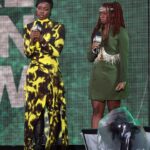 Danai Gurira Instagram - I can’t quite describe the powerful feeling being with fellow global citizens on Saturday gave me. Everyone in attendance at #GlobalCitizenFestival was united to see the end of extreme poverty across the globe. Global Citizens like you and me have taken over 3 million actions, including monumental pledges to prioritize human rights for women and girls, an area near and dear to my heart. There are still millions of people who need help in this fight, and it is imperative that we amplify this mission with as many as we can.

It was so great to announce the progress of the pledge made by #Verizon to help young students have the tech they need to learn at the highest level with the CEO of Verizon @hansvestberg and the outstanding eighth grade Verizon Innovative Learning students Angie and Naoki.

It also was incredible to share the stage with Ineza Umuhoza Grace— an astounding young Rwandan female environmentalist who has made real and powerful strides to hold world leaders accountable for the carbon footprint they create. On stage she called for climate action and announced youths' demands ahead of @cop28uaeofficial launched by @lossanddamageyouthcoalition. Be sure to sign her petition that insists on taking the burden off of more vulnerable nations and giving it to the nations that create the largest negative impact on the environment: https://www.globalcitizen.org/en/action/cop28-demands/

Let's keep using our collective voices to highlight these issues and face them as a global community, together.