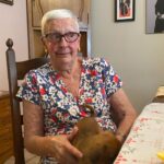 Angèle Instagram - ♥️🕊️ au revoir mamy pilou, tu seras toujours toujours toujours avec nous.
