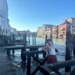 Milla Jovovich Instagram - So here’s the moment no one’s been waiting for. But I finally got some of my favorite shots from our trip to #venicefilmfestival for @amfar! Warning, I might add a few in the next couple of days as stand alones, but this is the main dump. We swept across the canals in boats, took gondola rides with our kids for the first time and ate some insanely amazing food along the way. We stopped at the @guggenheim_venice which was truly the highlight of the trip. To see my kids so intrigued and inspired by all the post modern art completely justified them missing their first day of school. I’m a true believer that real like experience trumps anything you read in a textbook and to have my 8 year old tell me that her favorite paintings were made by Tanguy was a pivotal point in my parenting journey. It was truly unforgettable on so many levels. So I’ll shut up now and let you swipe  to experience the beauty of Venice. Enjoy!