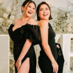 Judy Ann Santos Instagram - Fun times at the aivee booth ❤️ forever grateful for our aivee family.. making sure that we are red carpet ready. ❤️ #abscbnball2023 #forevergrateful #foreveraiveegirl