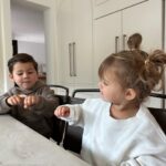 Daniella Monet Instagram - I love my kids, but I am so glad I have a year to recover from Gio’s whirlwind of spontaneous festivities, and here’s why:

Lucky lucky us, we got so spoiled with a private @pawpatrolwmovie experience, which for the record, is a brilliant concept. Most of the kids who came had never been to a theater, so nothing more ideal than filling it up w people who “get it”. 

Next up, came his actual birthday party which we had at @skyzone again, one of his all-time favorite places. I’m a fan because you can swoop in and dip out. 2hrs flies by, and the hosts handle pretty much everything from set-up to cleanup, but you know me, I brought all our own food and drinks, which they allow and I love.
Best part for G was his bff Boone came, which was a huge surprise and made his day! 

Lastly, I made a v last minute decision to phone a friend, aka Spideys agent, and have a surprise visit for G and his fam! For someone who loves a simple little get together, I really just went for it this year 😅

I’m a solid introvert, I recharge by myself, or I guess now, at home with my kids, lol. I love socializing, and a good time, but safe to say I met my extroverted quota and then some for September.

We spent the day charging our batteries for the week 🔋 

Now for a wholesome spooky month. Happy 10.1 🎃