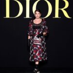 Karla Souza Instagram - Merci @dior for another beautiful experience. Bravo @mariagraziachiuri on such a powerful message & beautiful collection. Thank you #Dior Family @laloremis @alineds75 #diorss24
