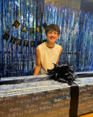 Judy Ann Santos Instagram - My sweet, silly , loving, kind-hearted, boy… ❤️ another year older my love.. but you will always be our little boy. Wherever life brings you, whatever the future holds.. always remember, you have us .. your family , to guide and support you each and every step of the way.. we love you so , soo much. ❤️ happy 13th my boy. 😘 #lucho13th