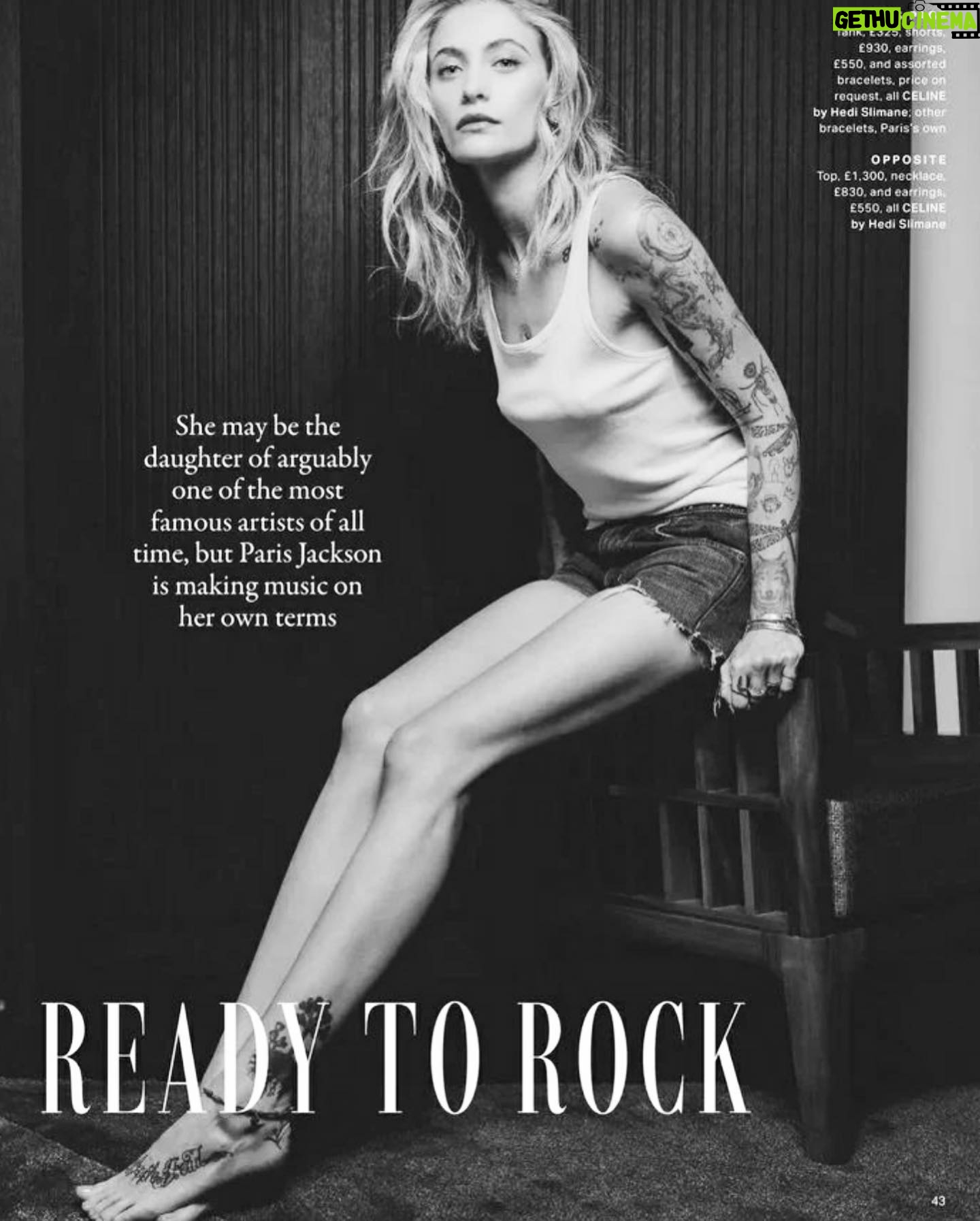 Paris Jackson Instagram - and for @graziauk