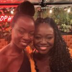 Danai Gurira Instagram - Can’t even begin to express the blessing that was Tuesday night on Broadway! @jjbioh, my dear sister in heritage, in the arts and in Christ, just debuted her phenomenal play #JajasAfricanHairBraiding on Broadway! She is the first Black playwright since 1991 to have a play’s world premiere also be a Broadway premiere. And this play is MAGICAL. Hilarious, heartfelt, and giving voice to women who are never heard, this play is a game-changer. Love seeing the fruits of so much labor come to pass! Look At God!! And then my baby sis @dominiquethorne! KILLING it in this show! SUCH a powerhouse as I say in the video, I am just in awe of what I have witnessed of this young woman since meeting her on #wakandaforever. SO gifted. SKY is the limit! Not to mention the luminosity that is @somimusic making her Broadway debut as are many of the incredible Black women actresses populating this stage and the Black women creatives behind the scene. @nikiyamathis and those wigs! Characters in themselves! DON’T walk RUN to check out this beautiful, moving, thoroughly entertaining show.