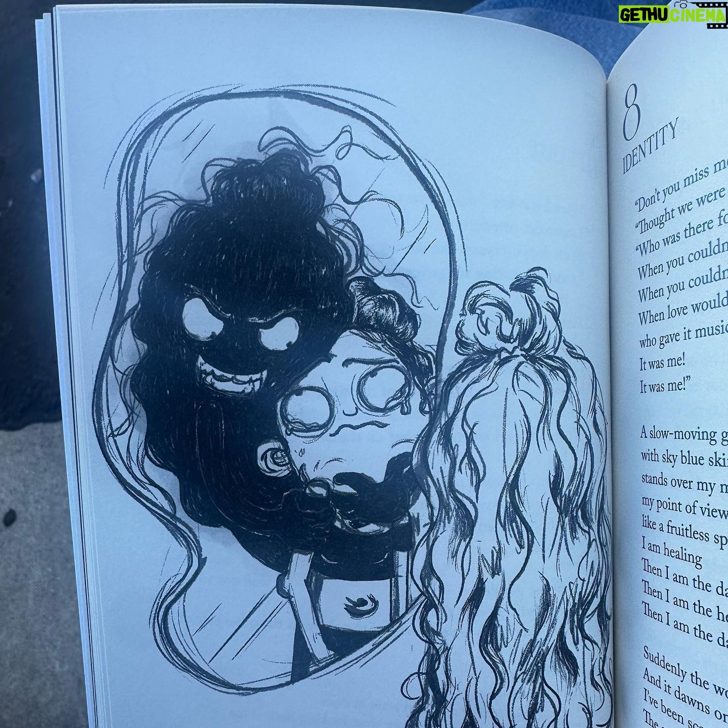 Jessie Reyez Instagram - If I blossomed in the dark
Am I really me when i’m happy
Oct 17th
Words of a Goat Princess
By me
Illustrations by @braktosaure
❤️