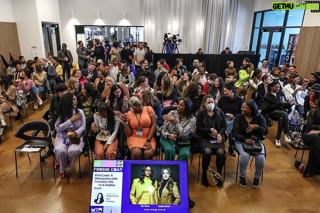 Sophia Bush Instagram - We had the most wonderful time speaking at @michigantechweek and attending @blacktechsaturdays’ #BlackTechWeekend in Detroit on behalf of our firm, @unionheritage.
Our panel with @meaganaward was so special. We got to be frank, share tips, laughs, and truths about wins and loses. And talk about the work we do at the firm, as investors, and as advisors to the @firstwomensbank.
MTW, @newlab, and Michigan Central with @femology were all partners for an amazing brunch that brought together diverse founders and allocators. The conversations in the lobby went on for hours. We celebrated the 1 year anniversary of @venture313. And we watched our friend Darren Riley of @justairco host an incredible fireside chat with Lt Governor Garlin Gilchrist, talking about the way the entrepreneurial community in Detroit shows up for each other like nowhere else. @ltgovgilchrist echoed those sentiments, and took the audience through Michigan’s policies that make it the best place for entrepreneurs, and technologists, and why Detroit is the place for Black innovators to build new tech and new futures.
We love you #Detroit. We love you #Michigan. Thank you for a wonderful time. #MichiganTechWeek #UnionHeritage
