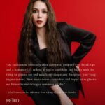 Julia Montes Instagram - Thank you so much @metromagph and @avignonclinic for giving me the honor to grace your cover for the month of October.
What a fitting way to celebrate #FiveBreakupsAndARomance showing in 242 cinemas nationwide! Sana po makapanood kayo this weekend. ❤️

Special thanks to my beautiful family for making this possible: 

Photography by @dookieducay
Creative direction by @theonlychookiecruz
Editor-in-Chief: @geolette
Sittings editors: @reddimaandal, @gracelibero, @kateparas
Cover story by: @psychenelic
Art direction by @raffcol
Video Producer: @cjreyesx
Editorial Assistant: @mikaelayusay

Styling by @myrrhlaoto, assisted by @edjgalang and @themaichua
Makeup by @harlynfernandez
Hairstyling by @jocelynjustiniane
Set styling by @tippingpointcollective

Photography assistants: Mark Catunga and Byron de Guzman
Shot on location at @studiolajph

Special thanks to @bizuph, @cornerstone, and @macmerla

On Julia: Suit by @nericbeltran , tank top by @ludovicdesaintsernin, and earrings by @fendi
