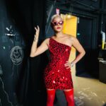 LeToya Luckett Instagram - ✨My My My✨

“Put on your RED dress & slip on your high heels” -Johnny

I had the BEST time hosting @majic1021 “Majic Under The Stars”. It was beautiful to look out in the crowd & see a sea of my favorite color ❤️

Styled by: @stylistjbolin 
Makeup: @colordujour 
Hair: @thastylist18