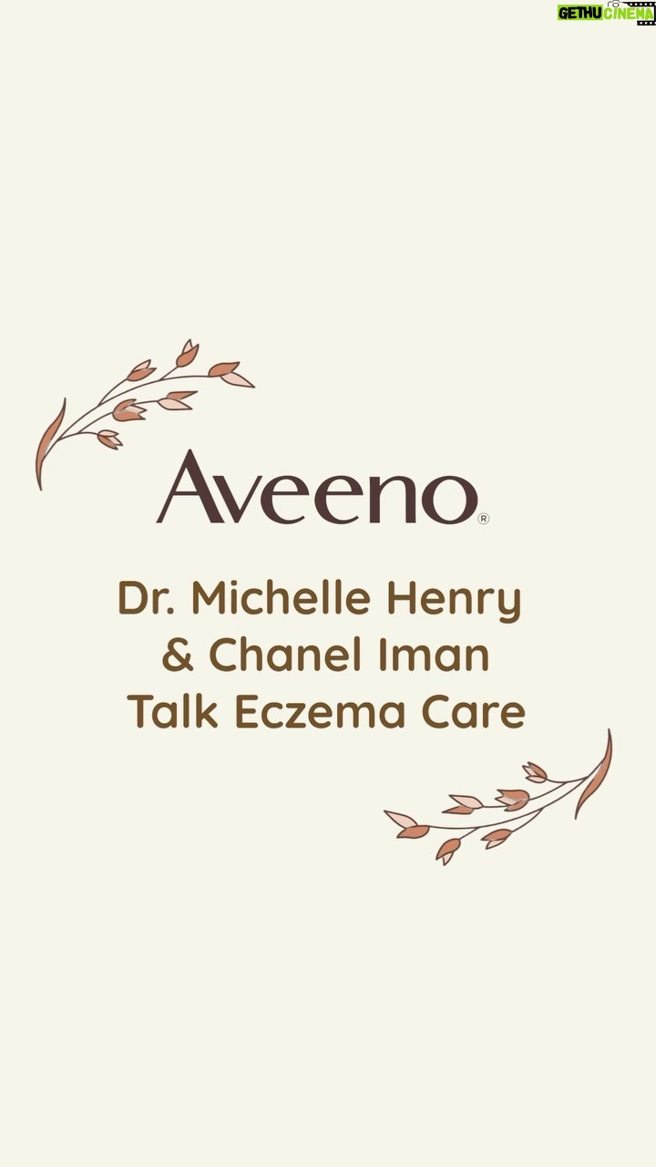Chanel Iman Instagram - Spoke with dermatologist @DrMichelleHenry on all things eczema care. With Cassie’s eczema, I know all too well the constant care sensitive and eczema-prone skin needs. I hope this helps other adults dealing with their or their children’s eczema! @AveenoUS is sponsoring up to 500 premium memberships on @healthinherhue to provide eczema-sufferers with access to culturally sensitive healthcare providers. Claims yours today at bit.ly/hihhmembership #AveenoPartner #EczemaAwareness #SkinVisibility
