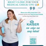 Karla Estrada Instagram - How do you choose the right clinic for your medical checkups? 

Share your clinic check lists in the comment section, and tag two (2) of your friends!

Choosing the right clinic for regular checkups is essential for monitoring your health and preventing illnesses. 

Kaiser offers a wide range of high-quality medical care services for your health and wellness needs. Kaiser, Na Sa’yo na ang Lahat!

Find the closest KMC Branch in your area: https://kaisermedcenter.com/branch

Don’t forget to like, comment, and share our social media platforms.

KMC: https://linktr.ee/kaisermedofficial
KIH: https://linktr.ee/kaiserinternationalofficial

#KaiserMedicalCenter
#KaiserInternationalHealthgroup
#MedicalCenterPhilippines
#KaiserNaSayoNaAngLahat
#KarlaEstrada