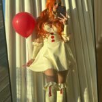 Valkyrae Instagram - Hot mess Pennywise for Halloween this year lol 🤡🎈