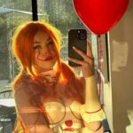 Valkyrae Instagram - Hot mess Pennywise for Halloween this year lol 🤡🎈