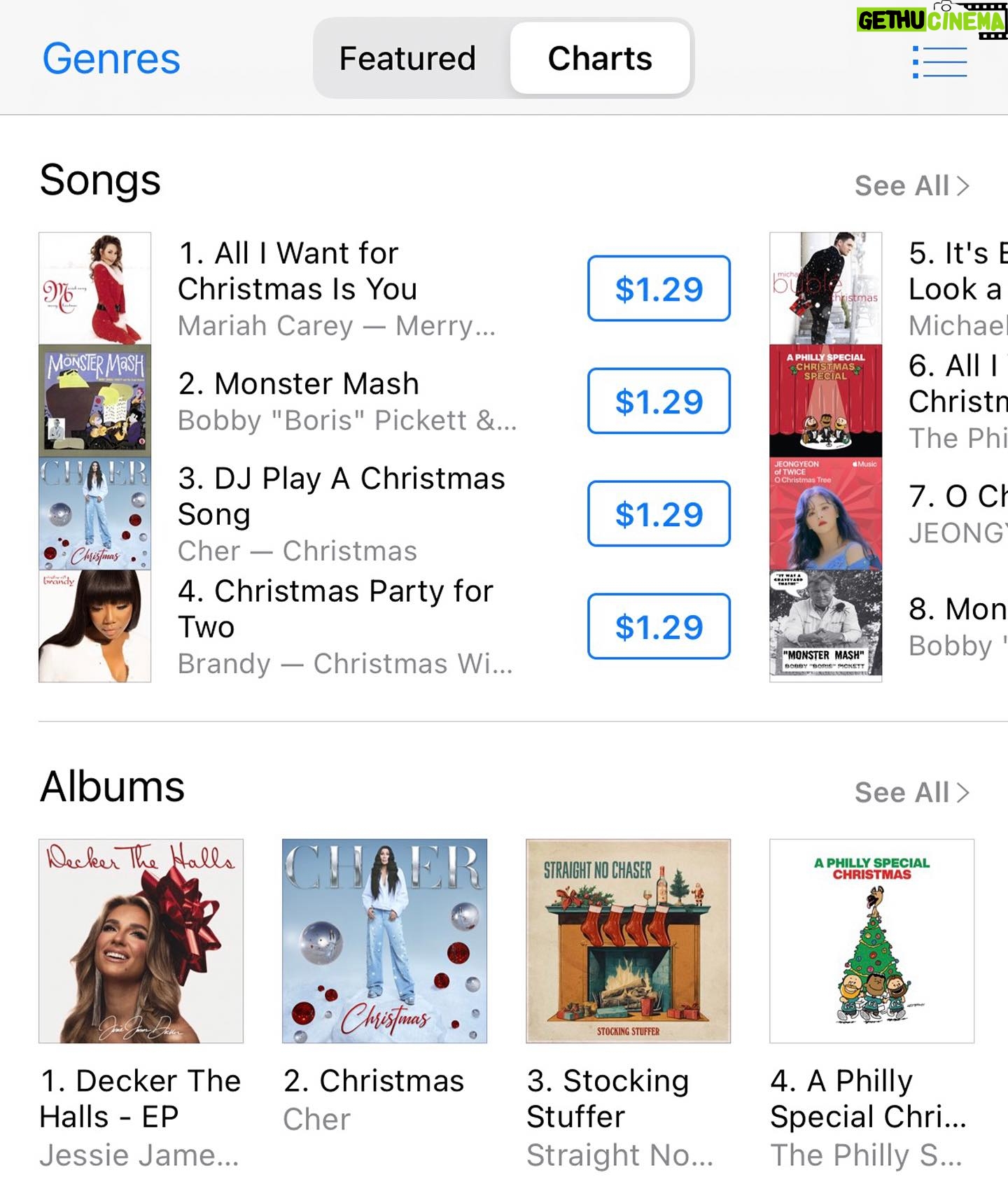 Jessie James Decker Instagram - Omg thanks y’all for making “Decker The Halls” the number one holiday album today!! This has been one of my favorite projects so far. You know I love the holidays and it was so special to be able to include my family on this one ❤️💚 Can’t wait to keep the festivities going…