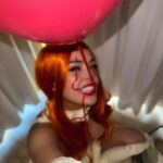 Valkyrae Instagram - Hot mess Pennywise for Halloween this year lol 🤡🎈