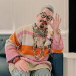 Iris Apfel Instagram - Candy, spiders, and tricky treaters galore…
These costumes are showing that more is more! 🎃🍬👻🕷️

Keep sharing your costumes - I want to see them!! 

#halloween #halloweencostume