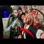 Katherine McNamara Instagram - BOO! 👻 Spooky Season is over?!? Bloody Hell, it was well spent! Murderous dolls go mafia 🔪, a demon enters Wonderland ❣️, and an otherworldly visitor 👽… Trick or treat indeed! 🎃