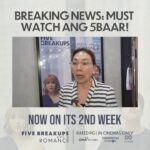 Julia Montes Instagram - 🚨BREAKING: MUST WATCH ANG FIVE BREAKUPS AND A ROMANCE! 

Ang  mga sumeserbisyo na magulat ng balita— damang dama ang pelikulang ito! Talagang hindi mo na dapat ito palampasin na panoorin sa sinehan!

Five Breakups and a Romance—NOW ON ITS SECOND WEEK IN CINEMAS! 

#FiveBreakupsAndARomance
#5BAARNOWSHOWING