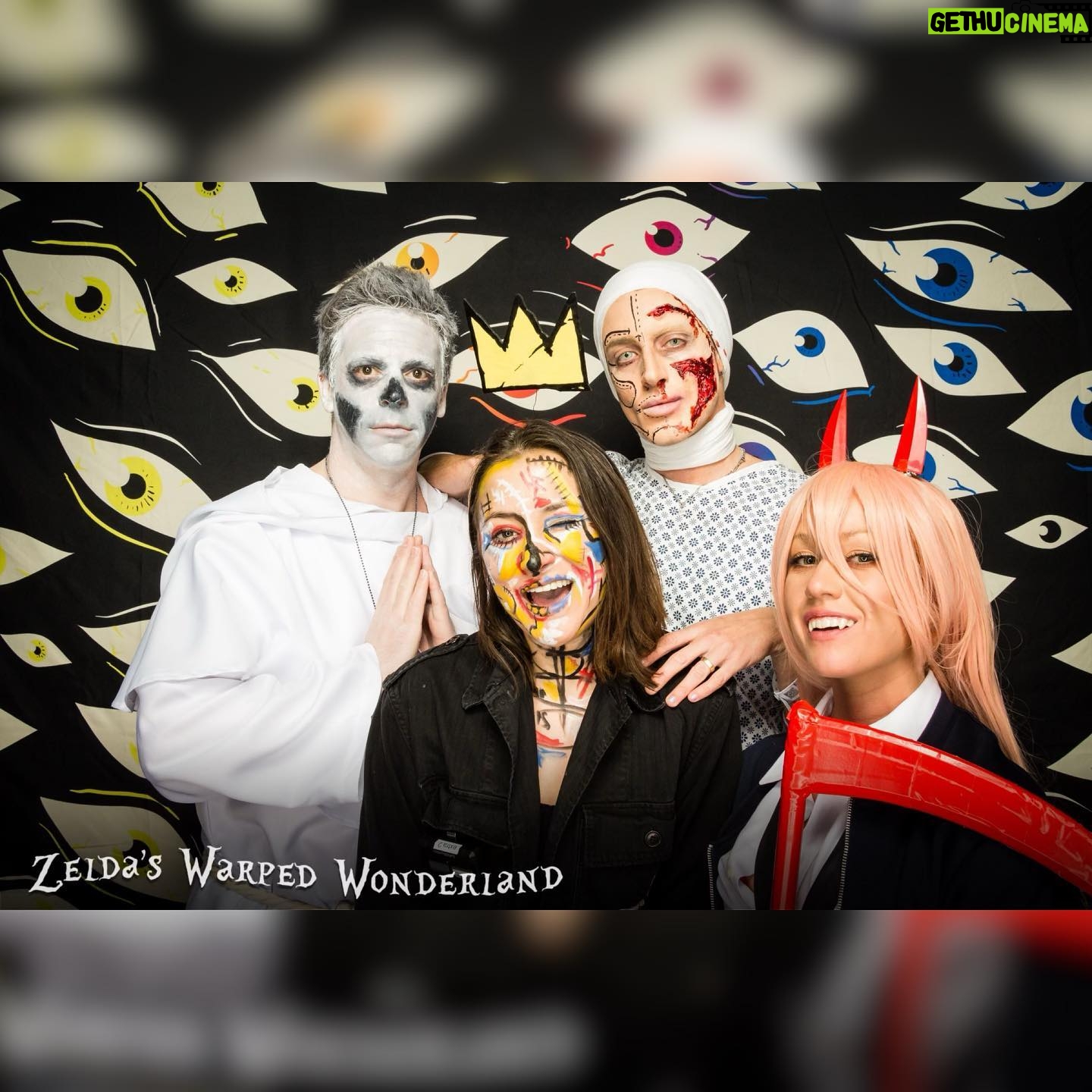 Katherine McNamara Instagram - BOO! 👻 Spooky Season is over?!? Bloody Hell, it was well spent! Murderous dolls go mafia 🔪, a demon enters Wonderland ❣️, and an otherworldly visitor 👽… Trick or treat indeed! 🎃
