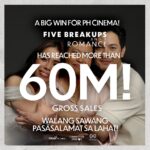 Julia Montes Instagram - MAHIGPIT NA YAKAP SA LAHAT NG SUMUPORTA! 🙌🎬

Sa pagbangon ng industriya, isang malaking panalo ang pagabot ng ₽60 Million gross sales ang Five Breakups and a Romance! Walang sawang pasasalamat sa lahat ng nanood! 

Pwede pa mapanood sa sinehan! Five Breakups and a Romance—NOW ON ITS THIRD WEEK IN CINEMAS! 

#FiveBreakupsAndARomance
#5BAARNOWSHOWING