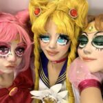 Riisa Naka Instagram - 美少女にゃんぴょん戦士🐈‍⬛🌙💝✨🪄
YouTubeにメイク動画アップしたよ😂🤣