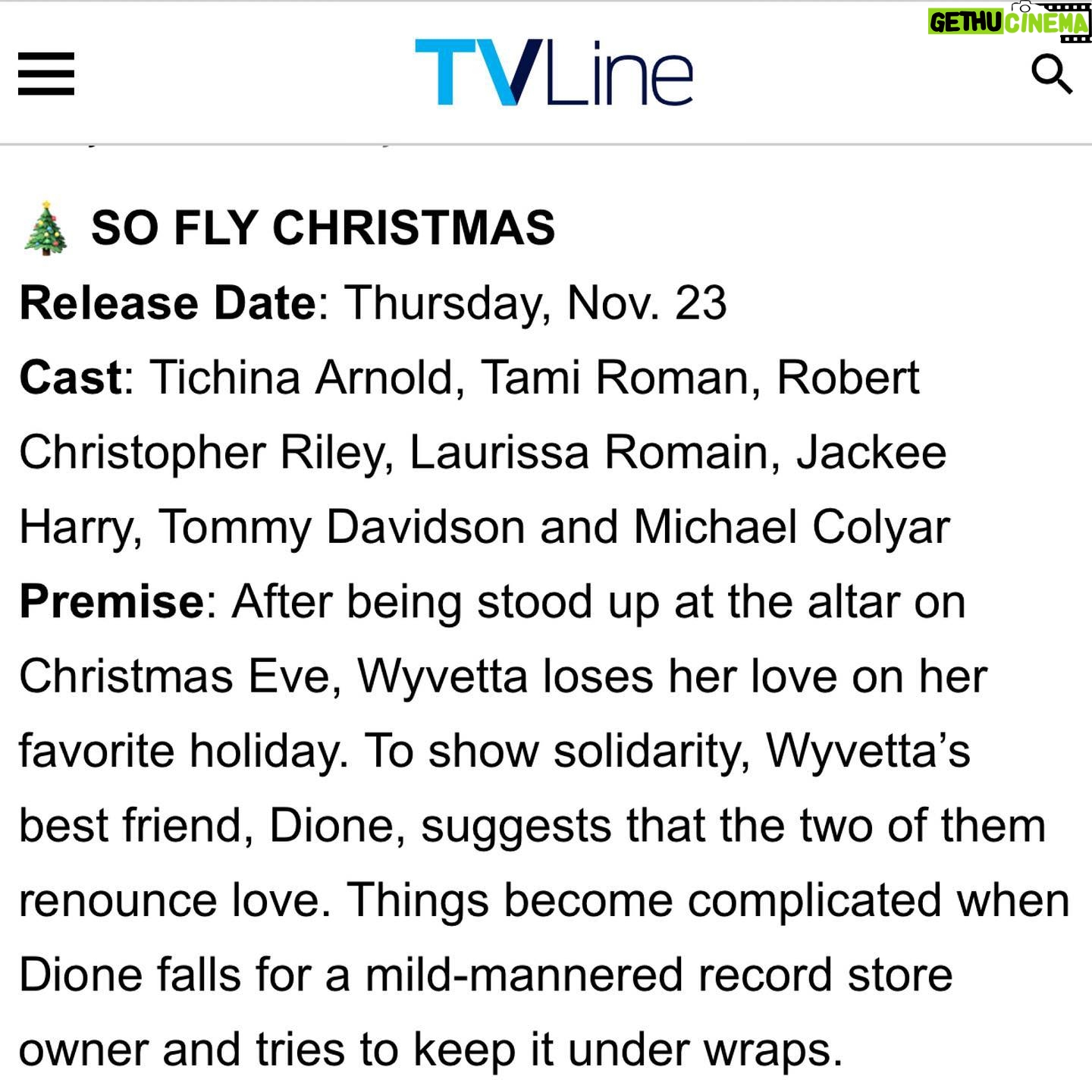 Tami Roman Instagram - SO FLY CHRISTMAS! November 23rd on @betplus You already know me & Tichina together is the duo you didn’t know you needed 😂